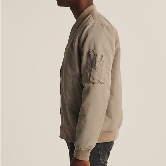 Abercrombie & Fitch Classic Military Bomber Jacket - Picture 4 of 8